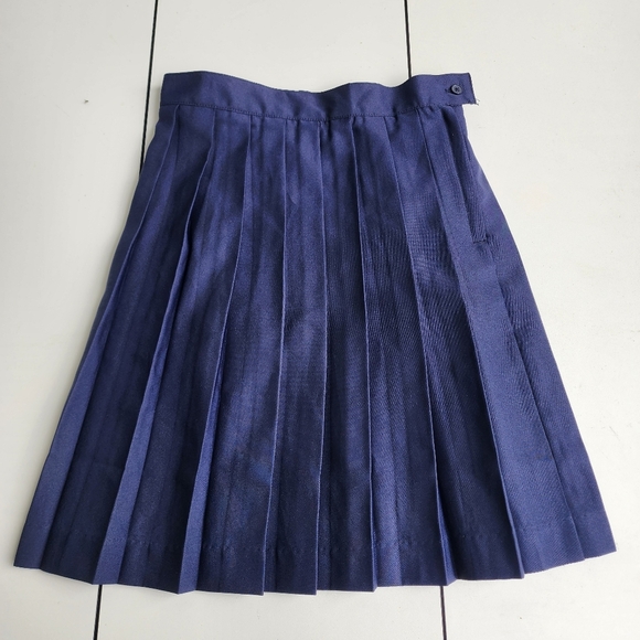 French Toast Girls Navy Blue Pleated Skirt School Uniform Size 12 - Picture 1 of 6
